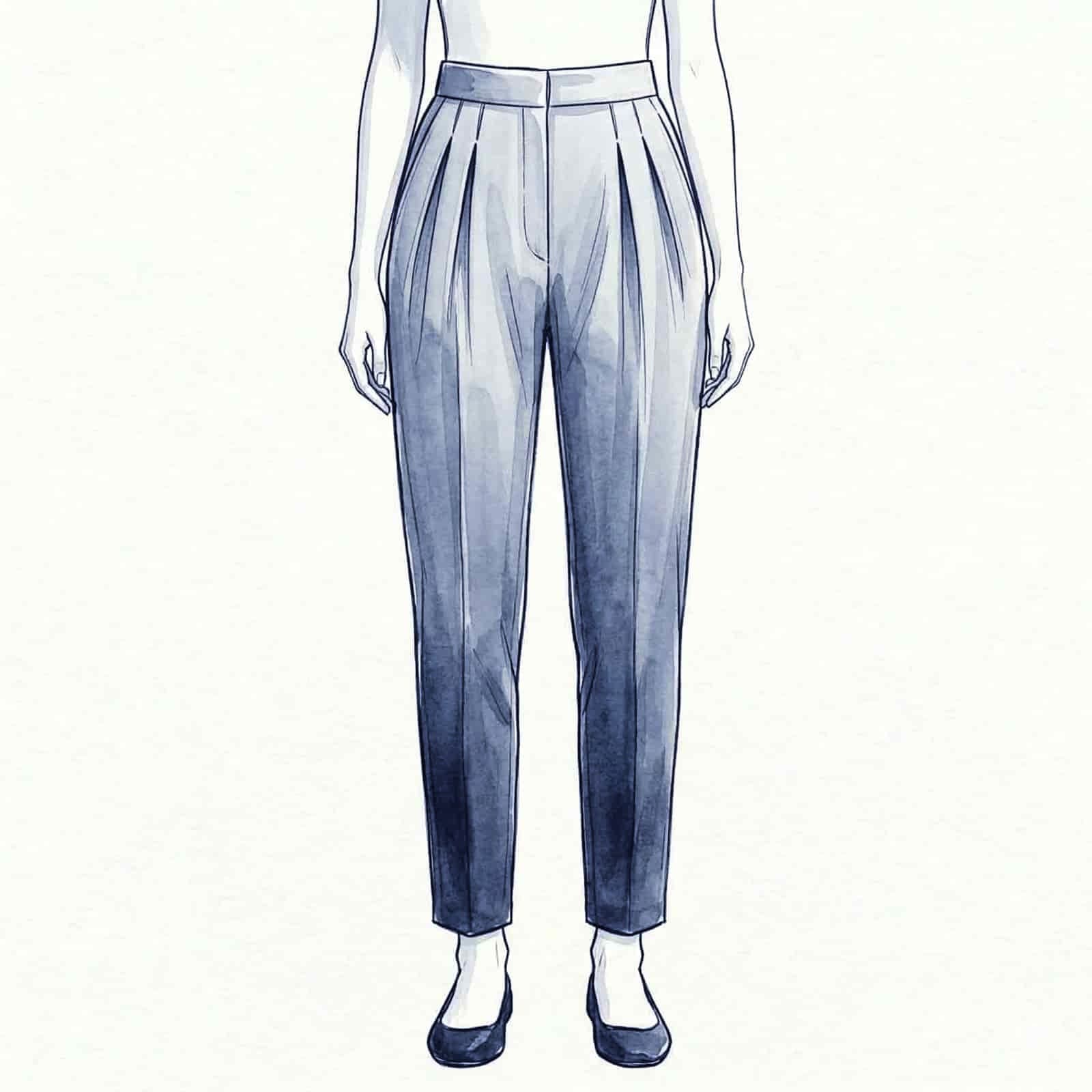 Pleated Trousers