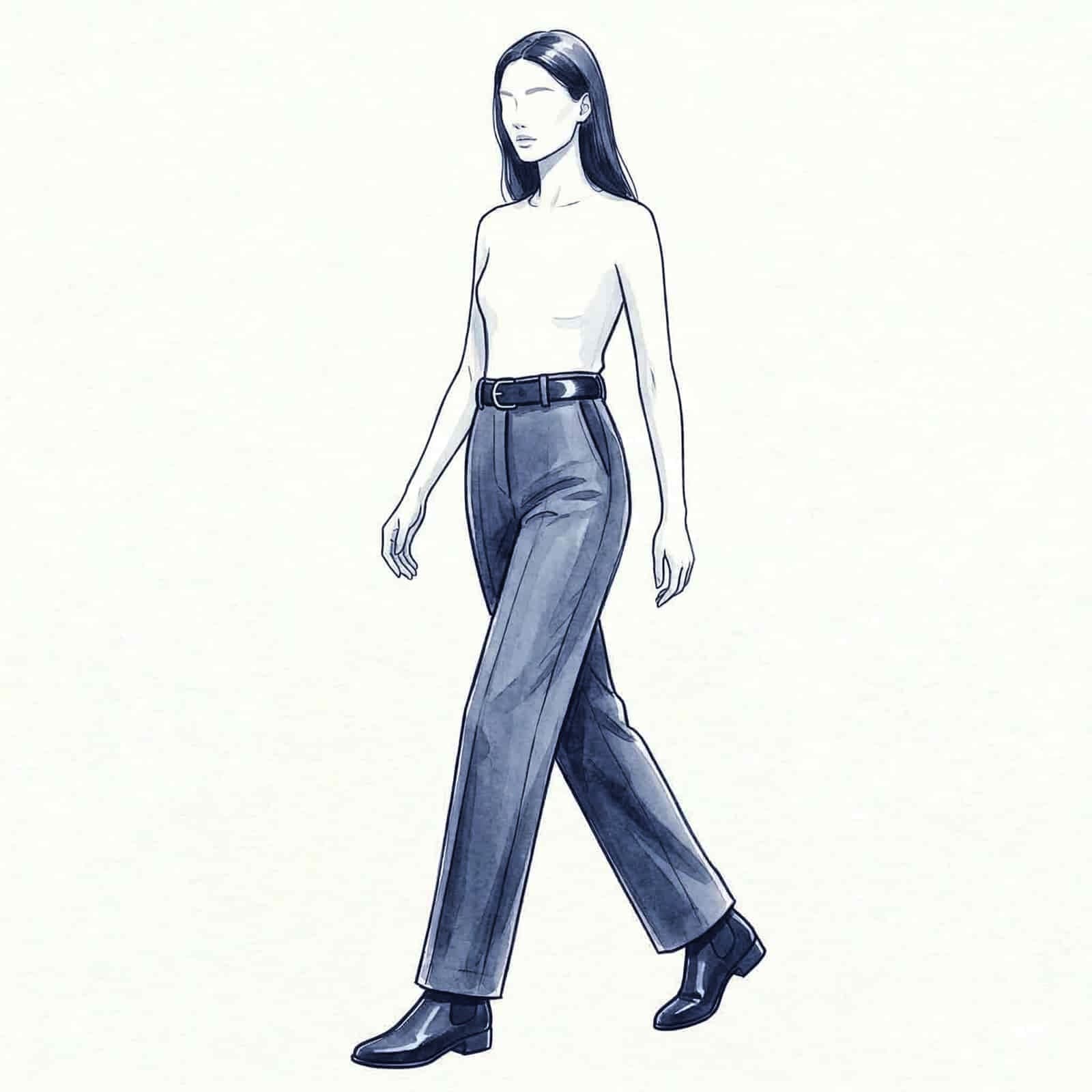 Straight Trousers